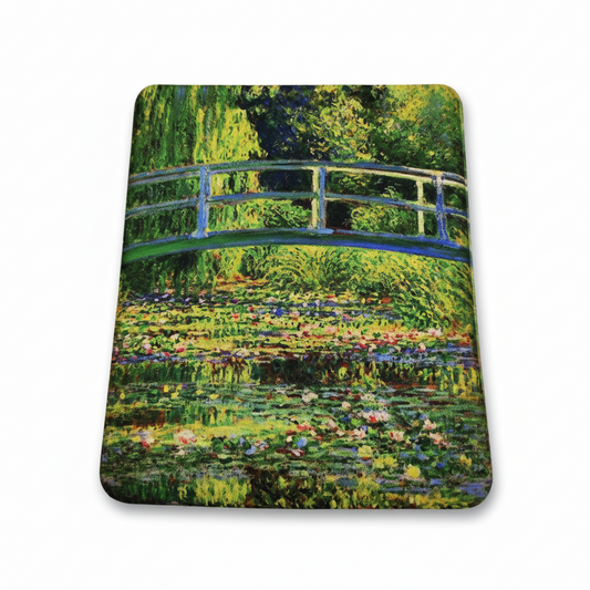 Monet – Japon Köprüsü (The Japanese Footbridge) Bilek Destekli Dikdörtgen Mouse Pad – görsel 2