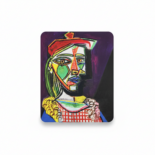 Picasso – Kırmızı Bereli Kız (Girl with a Red Beret) Bilek Destekli Dikdörtgen Mouse Pad – görsel 2