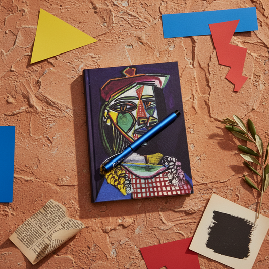 Picasso – Kırmızı Bereli Kız (Girl with a Red Beret) Defter ve Kalem Seti – görsel 2