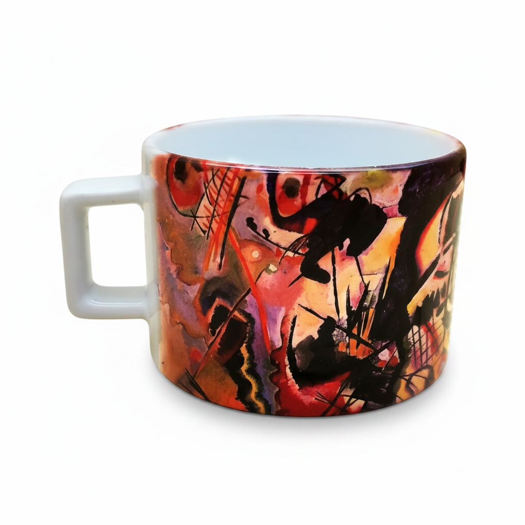 Sanatçılar Serisi – 6'lı Çay/Kahve Fincanı ve Bardak Altlığı Seti (Dali, Van Gogh, Picasso, Kandinsky, Frida Kahlo, Monet) – görsel 7