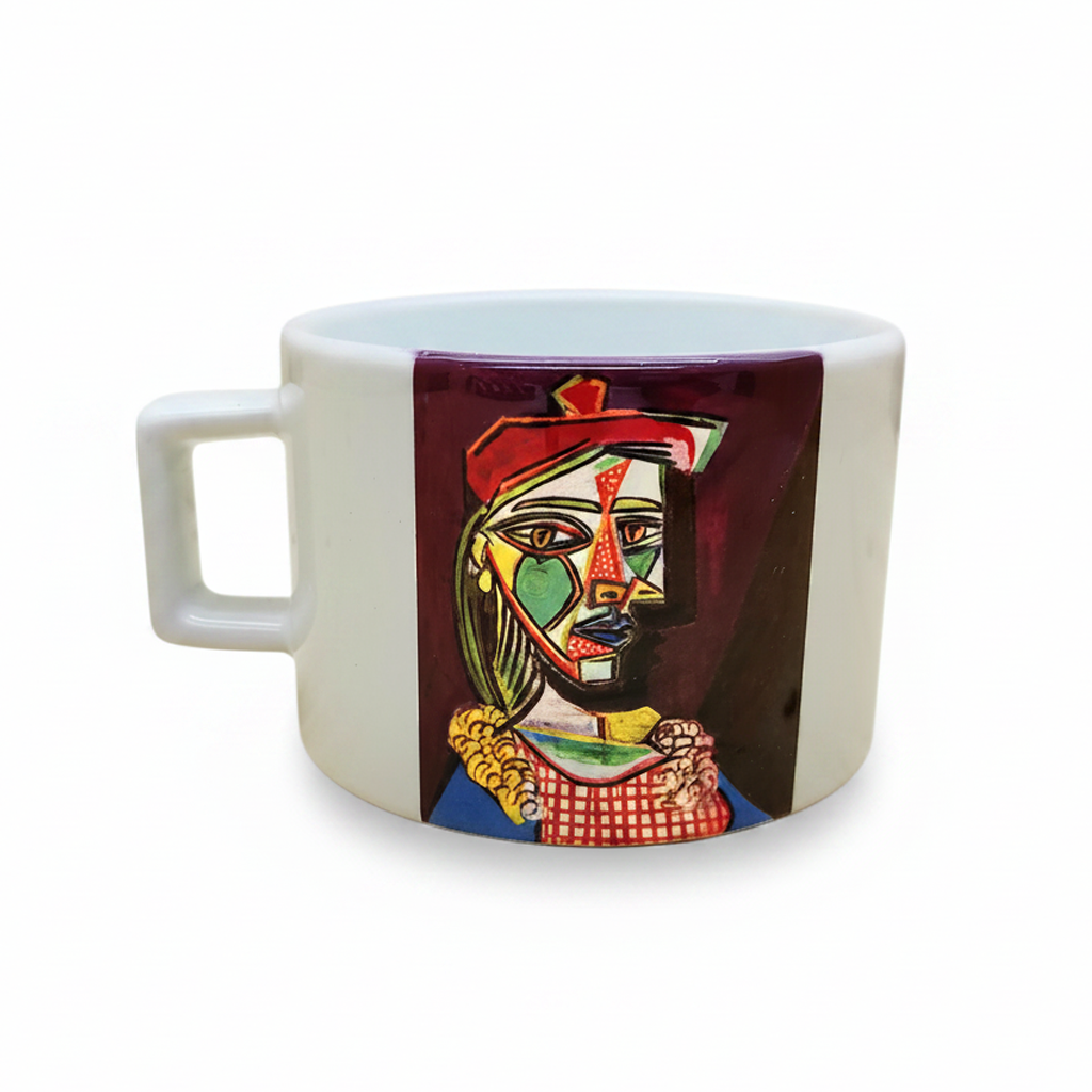 Sanatçılar Serisi – 6'lı Çay/Kahve Fincanı ve Bardak Altlığı Seti (Dali, Van Gogh, Picasso, Kandinsky, Frida Kahlo, Monet) – görsel 9