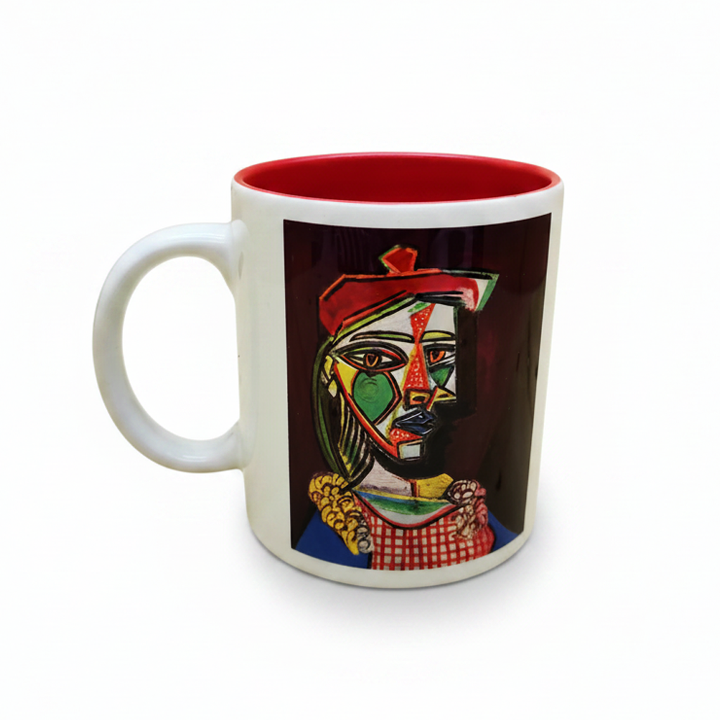 Sanatçılar Serisi – 6'lı İçi Renkli Kupa Seti (Dali, Van Gogh, Picasso, Kandinsky, Klimt, Monet) – görsel 8