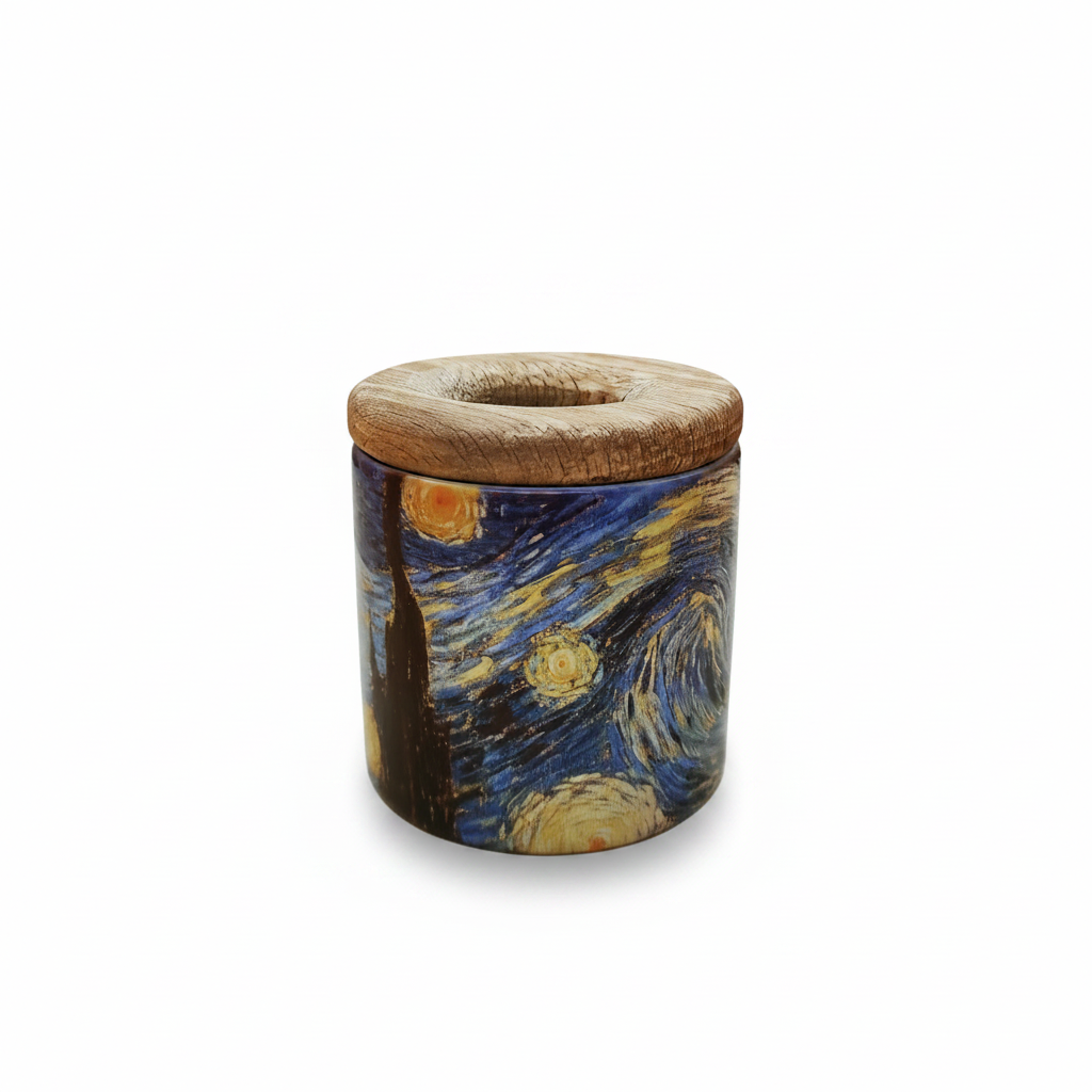 Van Gogh – Yıldızlı Gece (The Starry Night) Kupa, Mouse Pad, Bardak Altlığı ve Kalemlik Seti – görsel 5