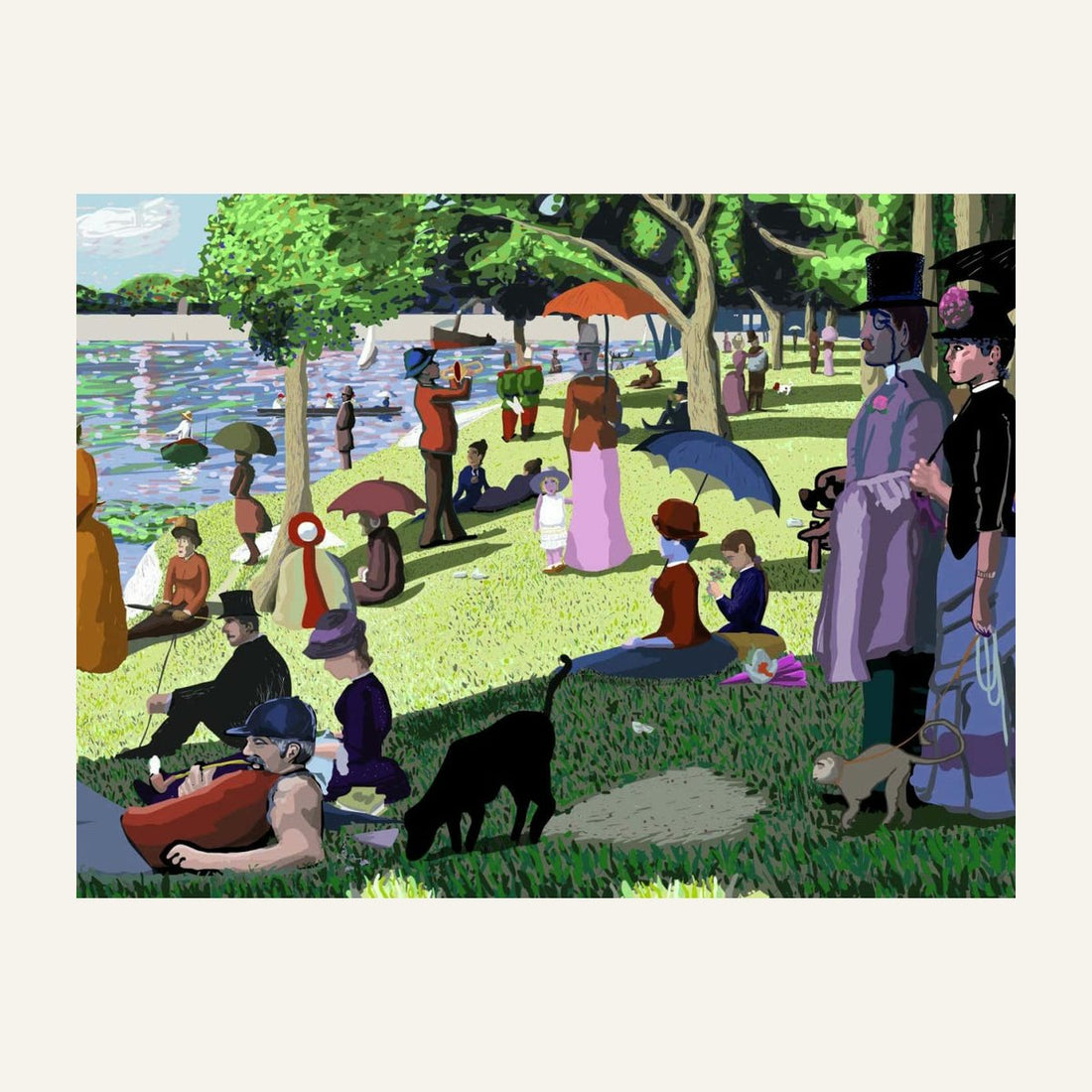 La Grande Jatte: Noktalarla Bir Pazar Günü