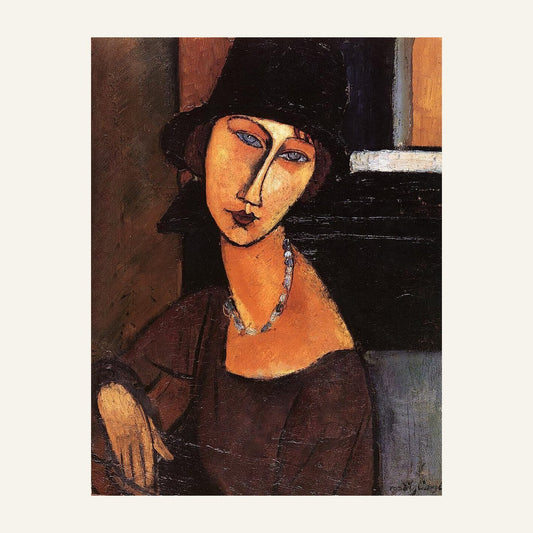 Şapkalı Jeanne Hébuterne: Modigliani'nin Aşkı