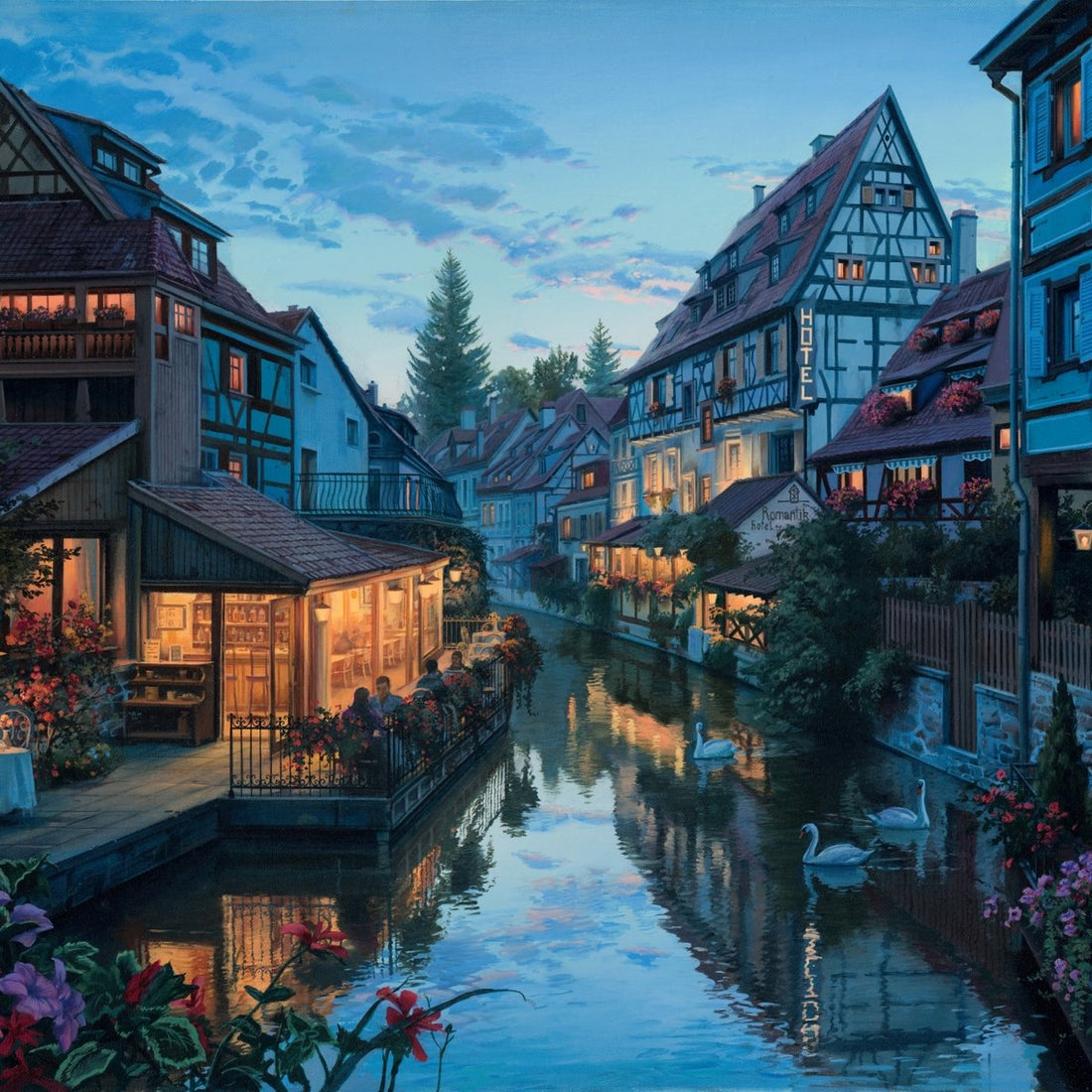 Evgeny Lushpin: Işıklı Şehirlerin Ressamı