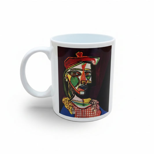 Picasso - Kırmızı Bereli Kız (Girl with a Red Beret) Seramik Kupa