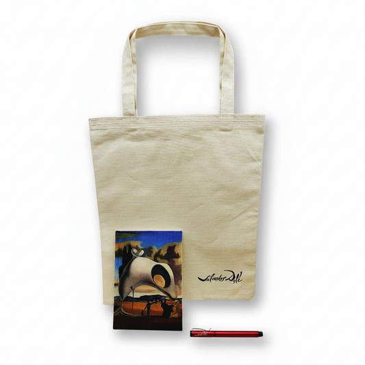 Dali – Atavistik Kalıntılar (Atavistic Vestiges) Defter, Kalem ve Kanvas Çanta Seti