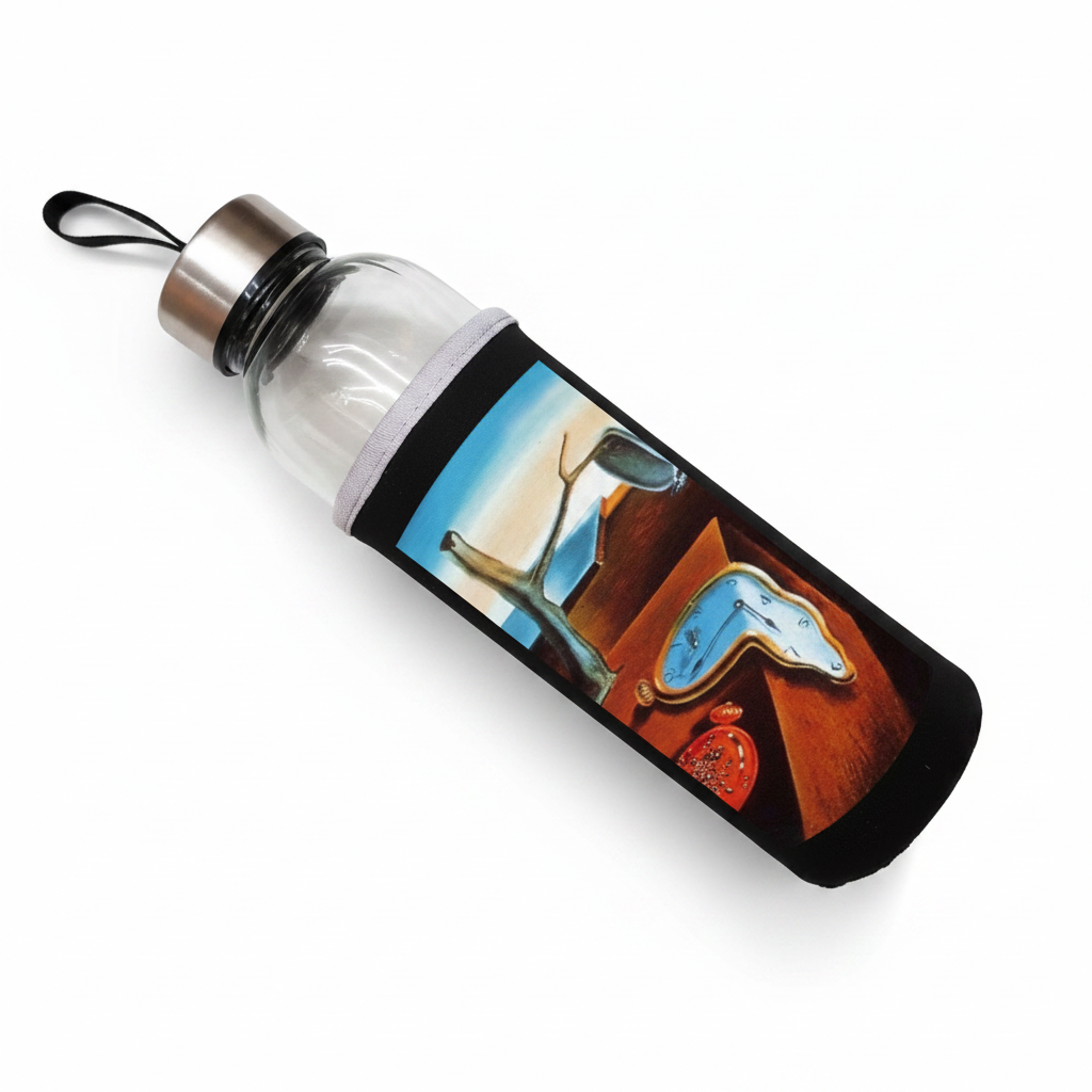 Dali – Belleğin Azmi (The Persistence of Memory) Kılıflı Cam Matara 500 ml