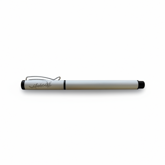 Dali – İmzalı Metal Roller Kalem Beyaz