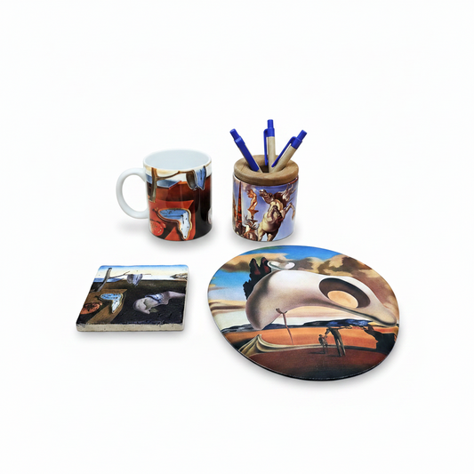 Dali – Kupa, Mouse Pad, Bardak Altlığı ve Kalemlik Seti