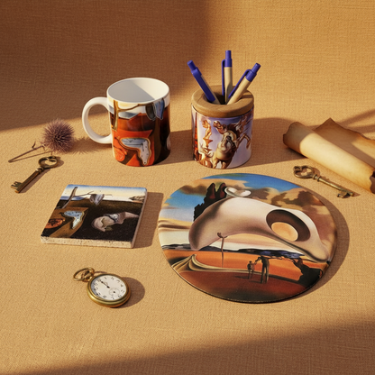 Dali – Kupa, Mouse Pad, Bardak Altlığı ve Kalemlik Seti – görsel 2