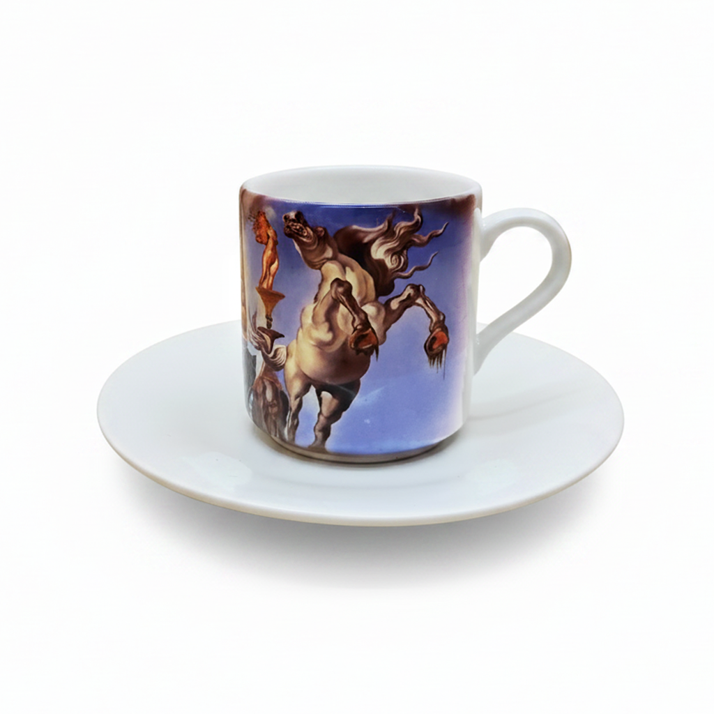 Dali – St. Anthony'nin Baştan Çıkışı (The Temptation of St. Anthony) Türk Kahvesi Fincanı