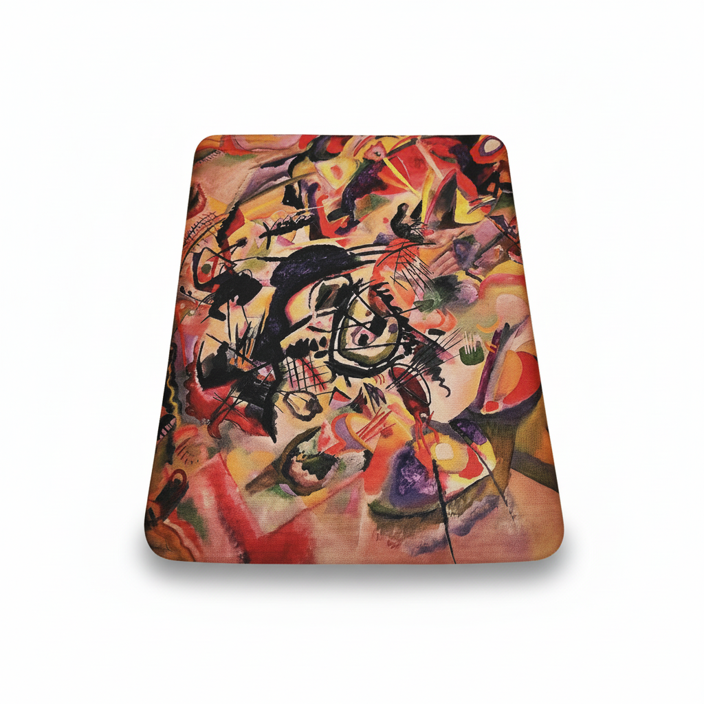 Kandinsky – Kompozisyon VII (Composition VII) Bilek Destekli Dikdörtgen Mouse Pad – görsel 2