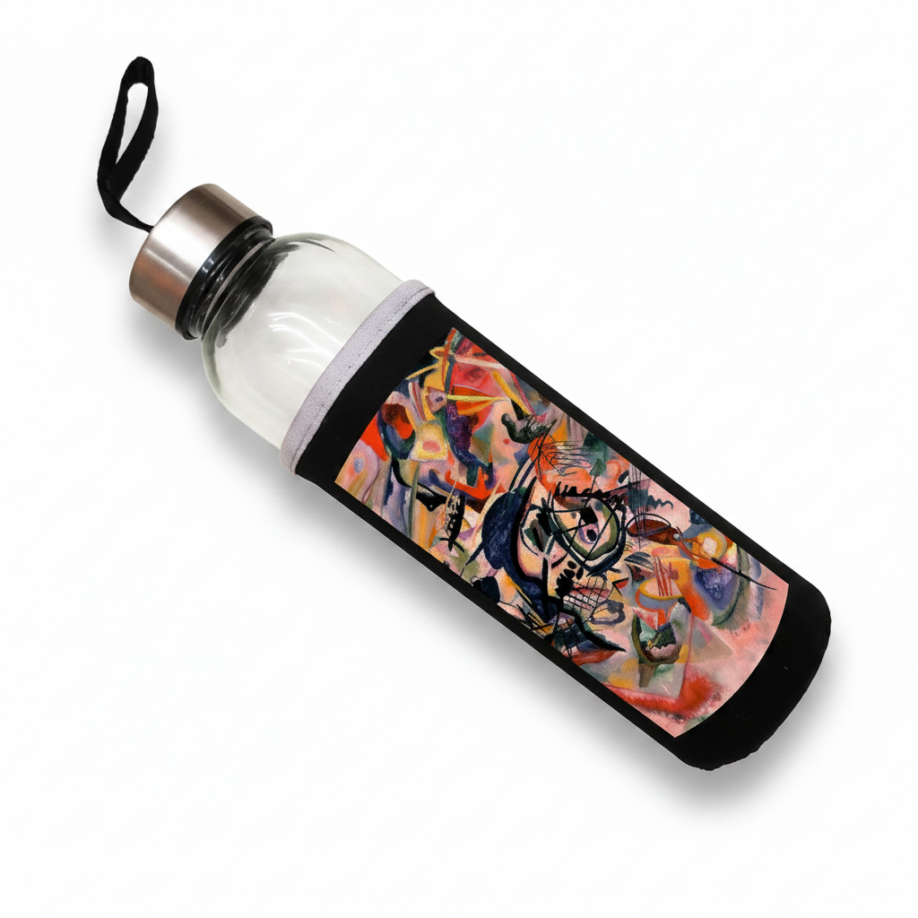 Kandinsky – Kompozisyon VII (Composition VII) Kılıflı Cam Matara 500 ml