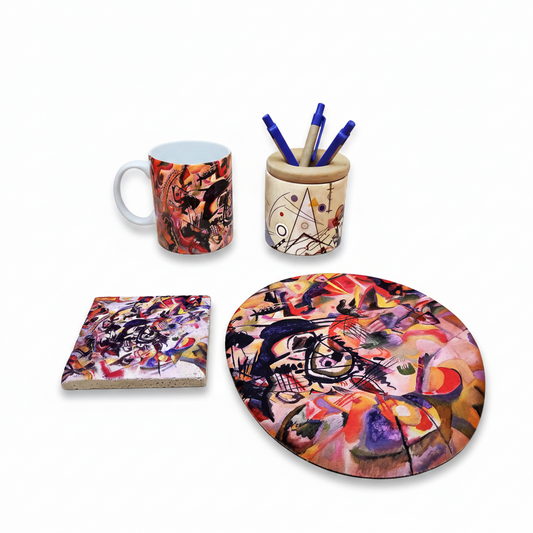 Kandinsky – Kupa, Mouse Pad, Bardak Altlığı ve Kalemlik Seti