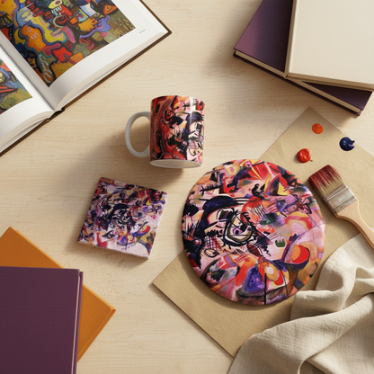 Kandinsky – Kupa, Mouse Pad ve Bardak Altlığı Seti – görsel 2