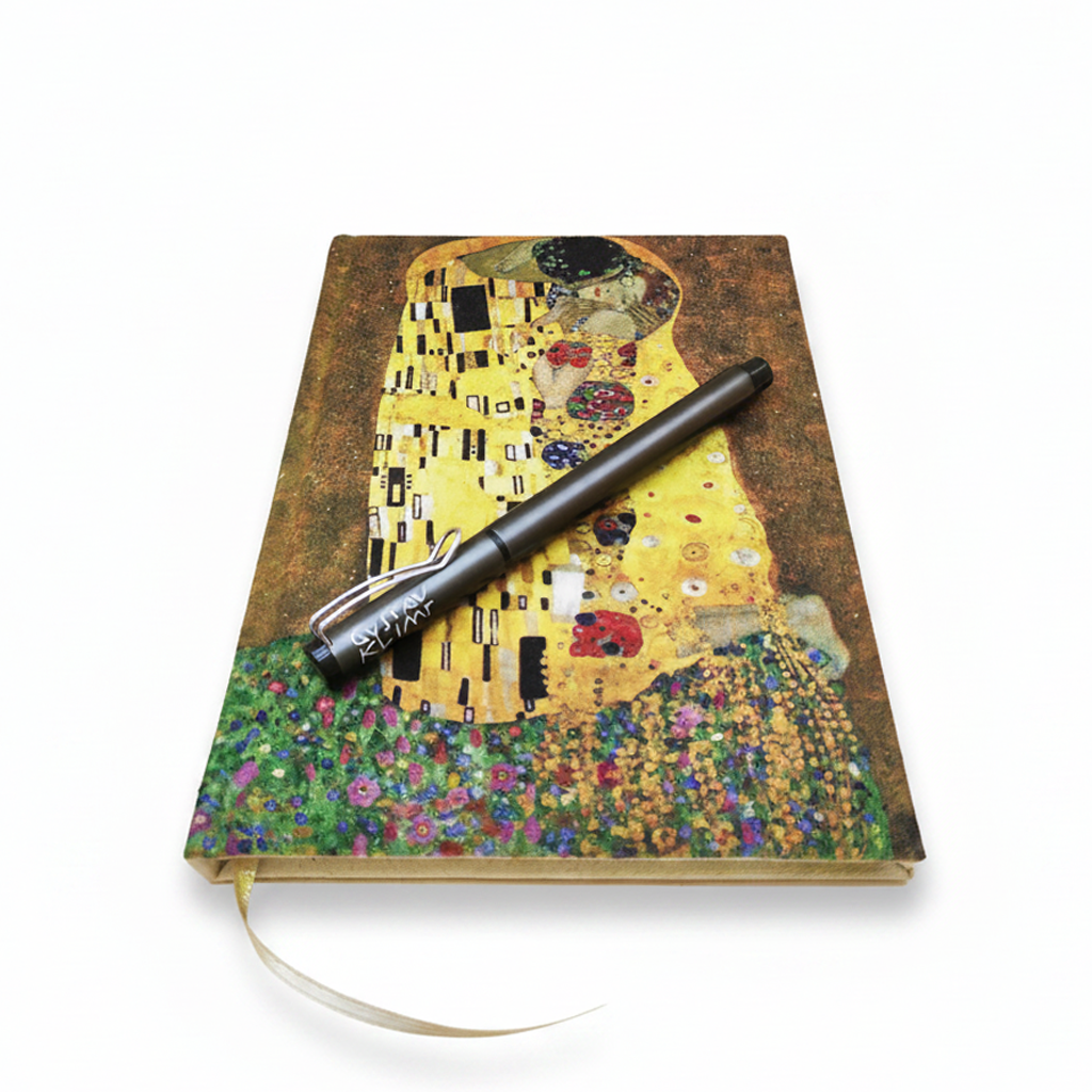 Klimt – Öpücük (The Kiss) Defter ve Kalem Seti