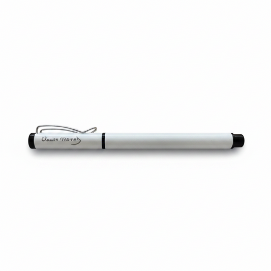 Monet – İmzalı Metal Roller Kalem Beyaz