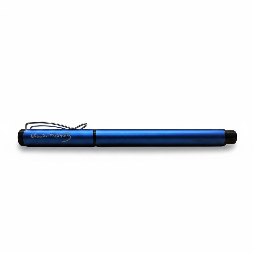 Monet – İmzalı Metal Roller Kalem Mavi