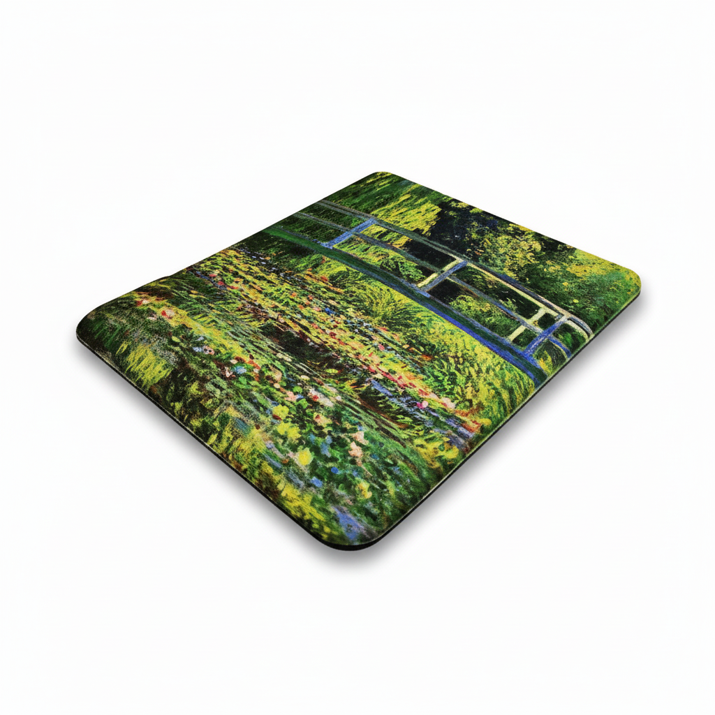 Monet – Japon Köprüsü (The Japanese Footbridge) Bilek Destekli Dikdörtgen Mouse Pad