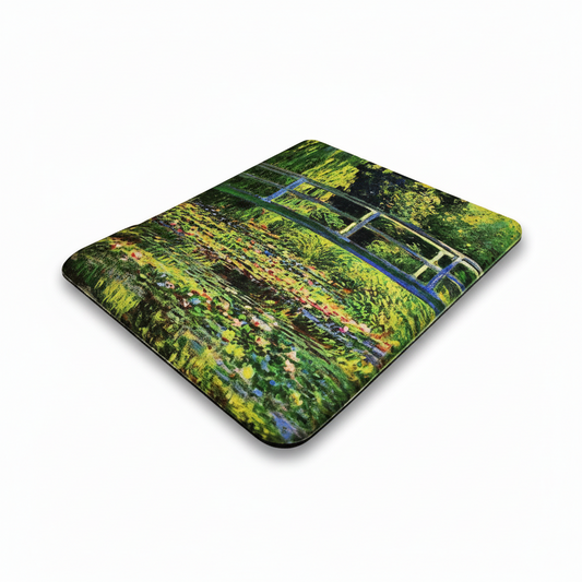 Monet – Japon Köprüsü (The Japanese Footbridge) Bilek Destekli Dikdörtgen Mouse Pad