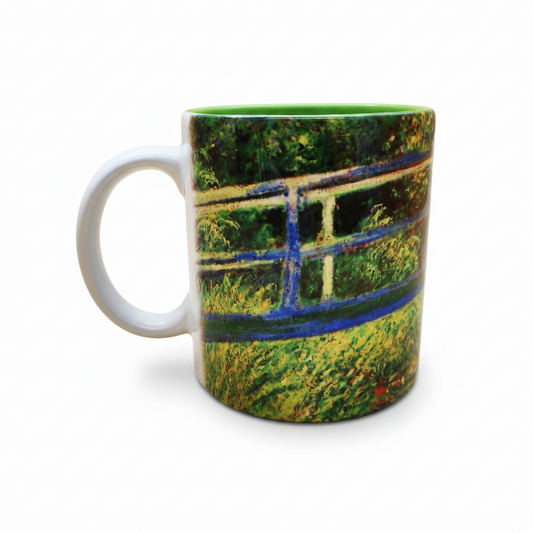 Monet – Japon Köprüsü (The Japanese Footbridge) İçi Yeşil Seramik Kupa