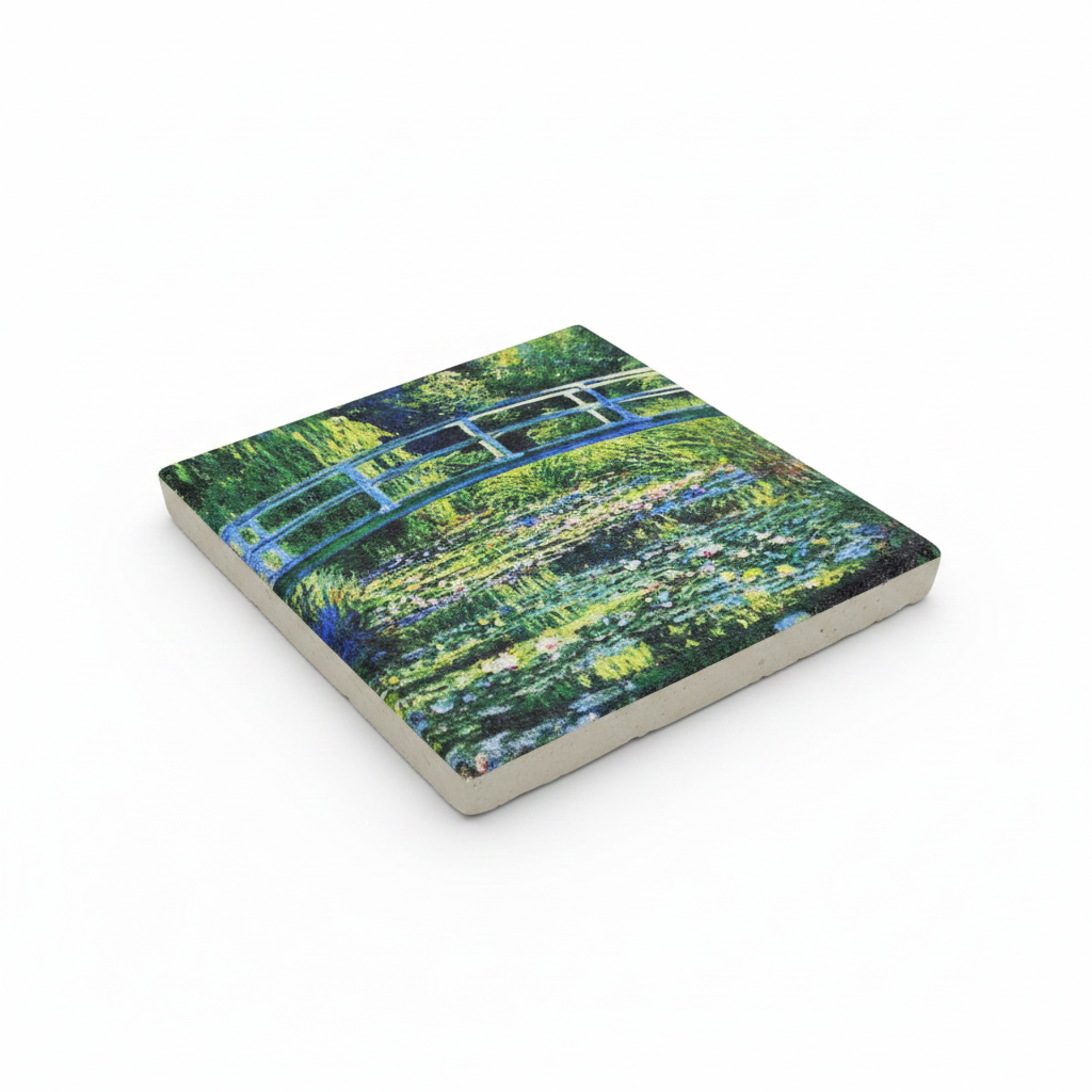 Monet – Japon Köprüsü (The Japanese Footbridge) Kupa, Mouse Pad, Bardak Altlığı ve Kalemlik Seti – görsel 9