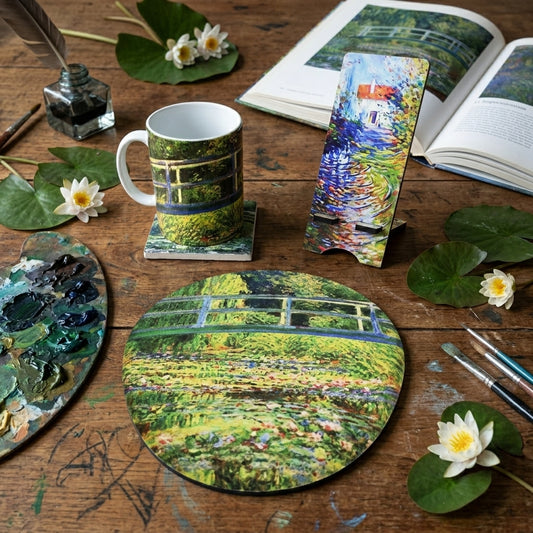Monet – Kupa, Bardak Altlığı, Mouse Pad ve Telefon Standı Seti – görsel 2