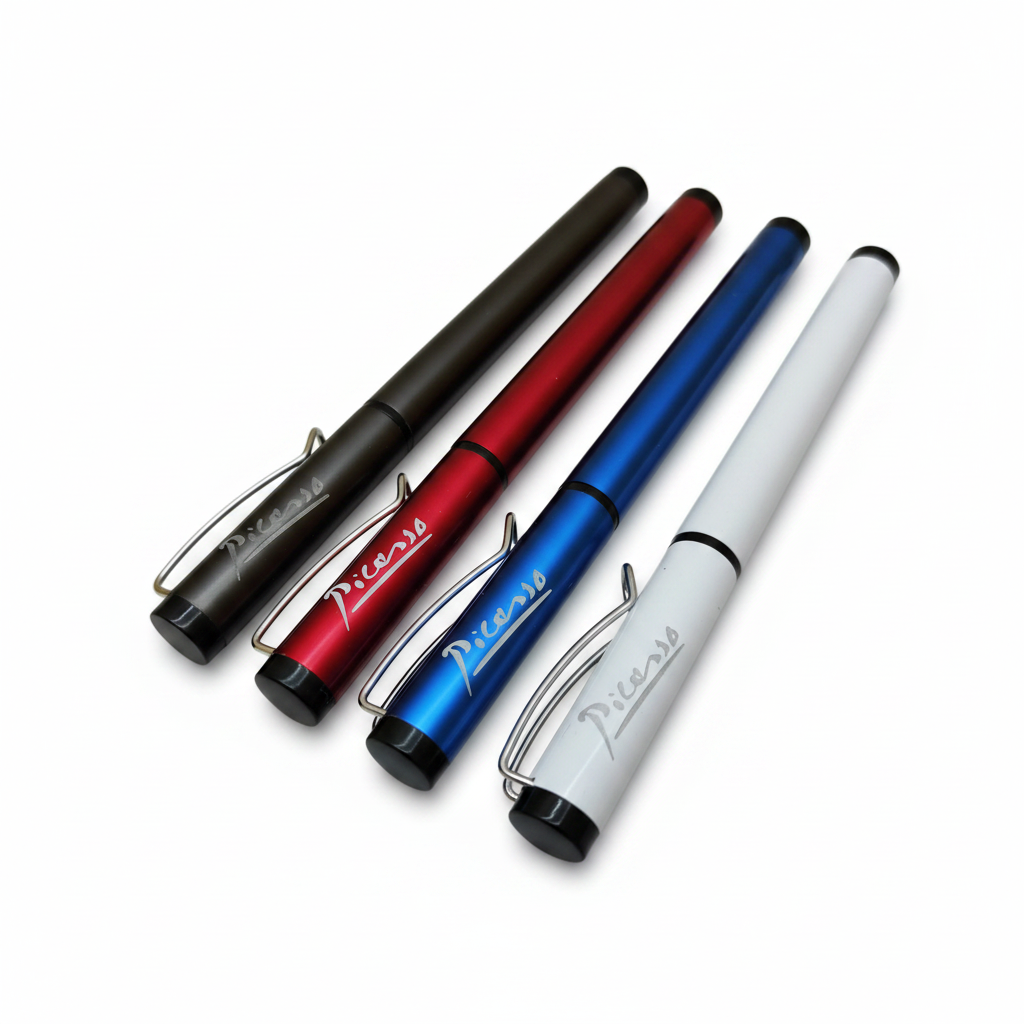 Picasso – İmzalı Metal Roller Kalem 4'lü Set – görsel 3