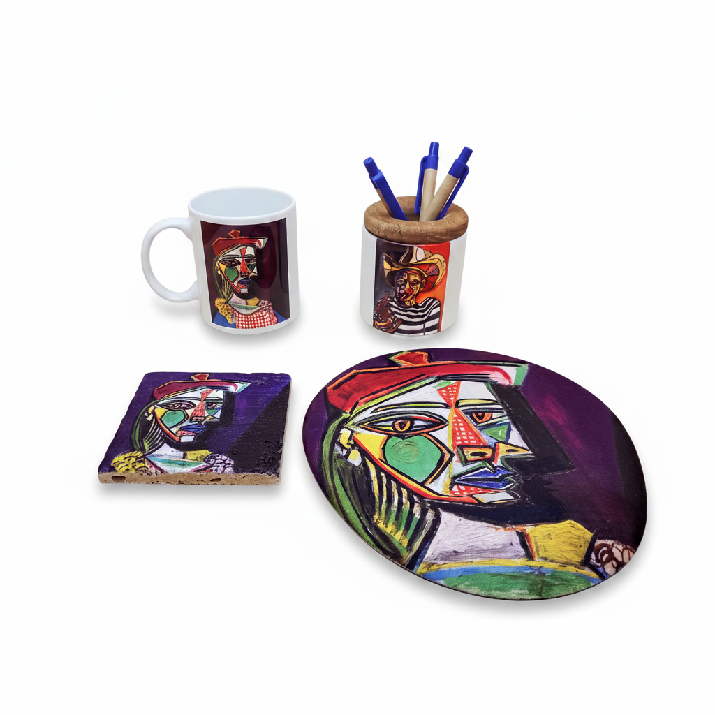 Picasso – Kupa, Mouse Pad, Bardak Altlığı ve Kalemlik Seti