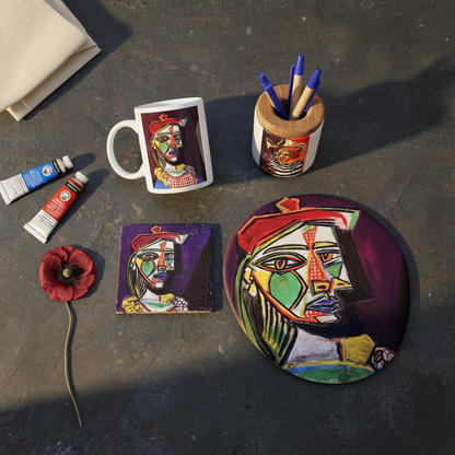 Picasso – Kupa, Mouse Pad, Bardak Altlığı ve Kalemlik Seti – görsel 2