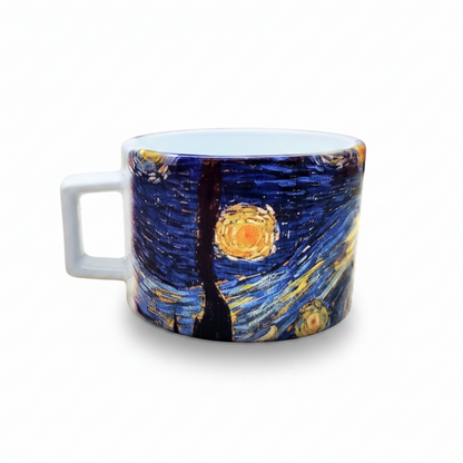 Sanatçılar Serisi – 6'lı Çay/Kahve Fincanı ve Bardak Altlığı Seti (Dali, Van Gogh, Picasso, Kandinsky, Frida Kahlo, Monet) – görsel 4
