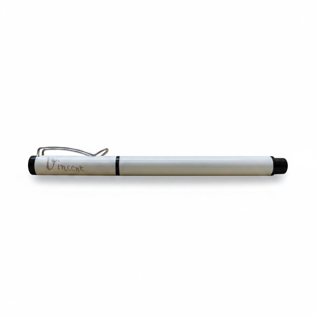 Van Gogh – İmzalı Metal Roller Kalem Beyaz