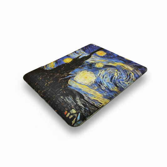 Van Gogh – Yıldızlı Gece (The Starry Night) Bilek Destekli Dikdörtgen Mouse Pad